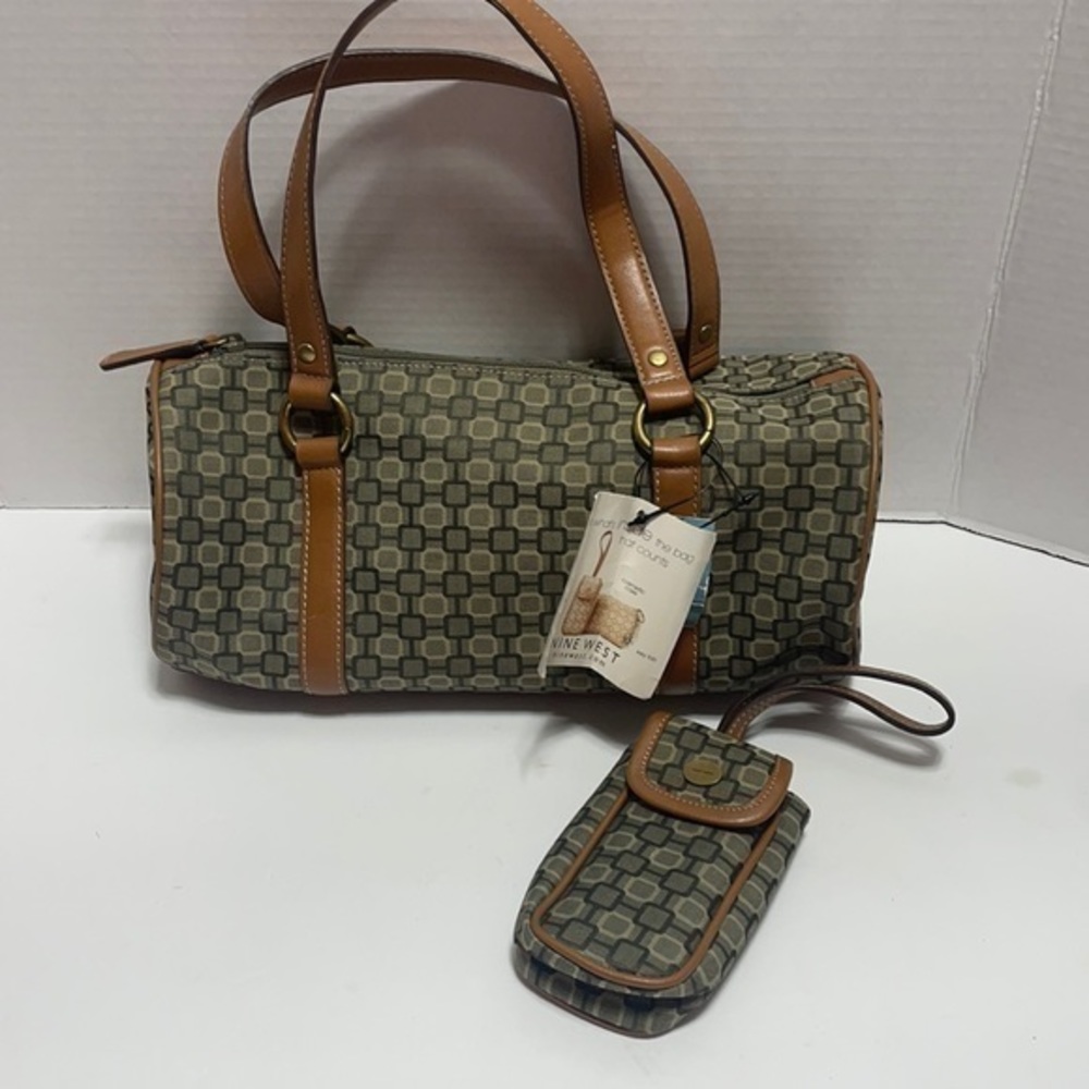 Nine West olive green handbag purse W tags